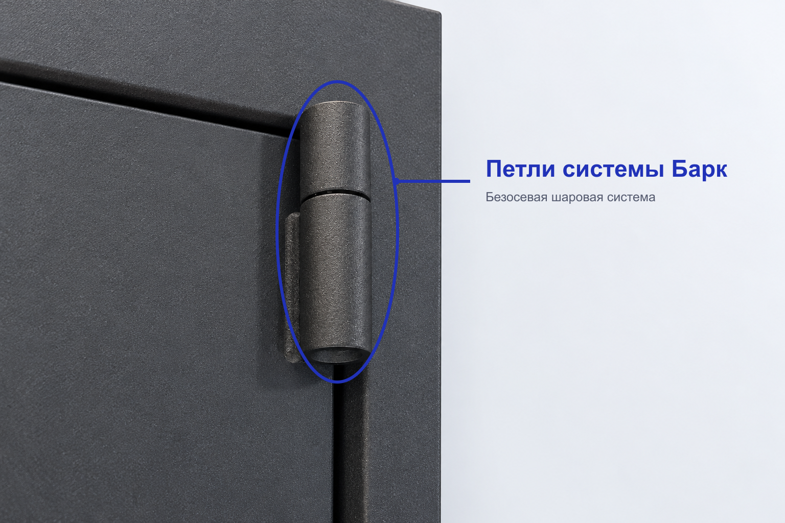 Петли системы Барк для входной двери SIGMA: как работают и почему двух достаточно